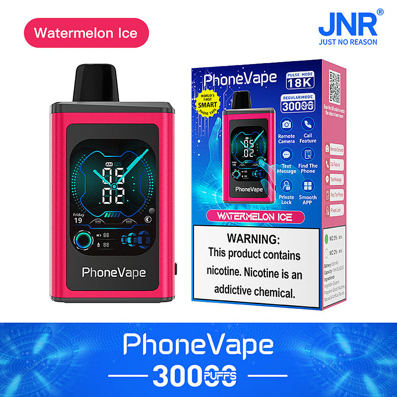 JNR PhoneVape 30000 Puffs Disposable Vape (10st - Box)