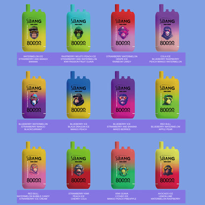 Bang Leader 80000 Puffs 3-i-1 Triple Flavors Disposable Vape (10st - Box) (2st Minst eller mer)