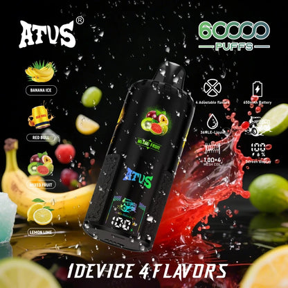 ATVS Warship 60000 Puffs 60k 4-in-1 Flavors Disposable Vape (10st - Box)