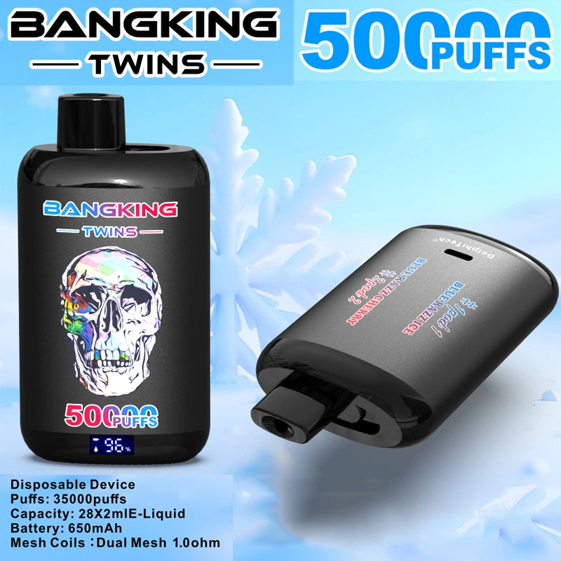 Bang King Twins 50000 Puffs 50k Double Flavor Disposable Vape (10st - Box)