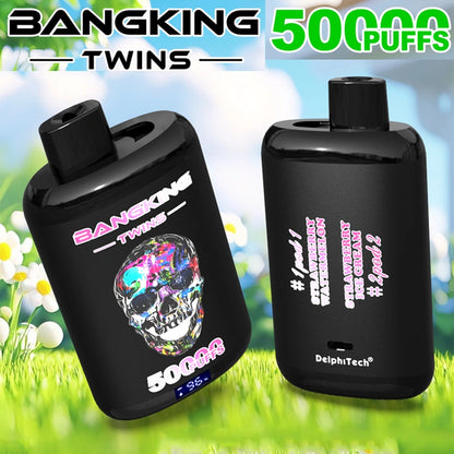 Bang King Twins 50000 Puffs 50k Double Flavor Disposable Vape (10st - Box)