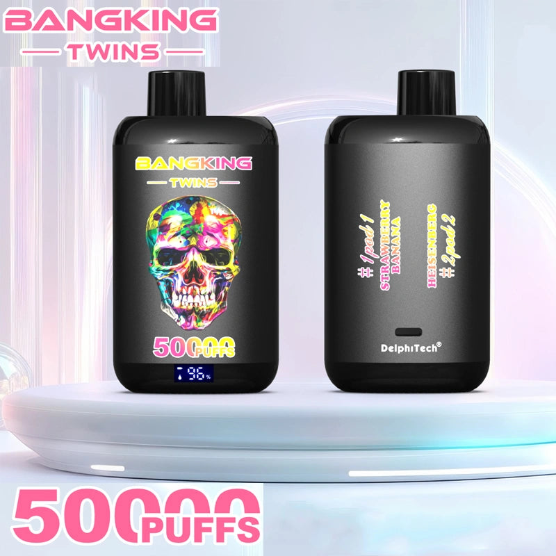 Bang King Twins 50000 Puffs 50k Double Flavor Disposable Vape (10st - Box)