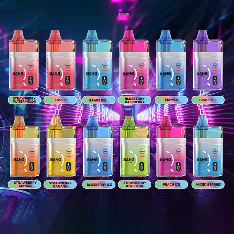 Bang Legend Geek 60K Clear Oil Window Vape – Justerbart luftflöde (10st - Box)