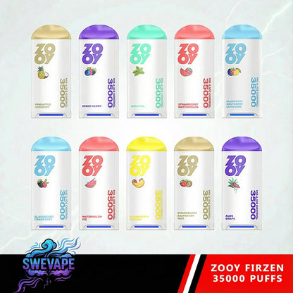ZOOY FIRZEN 35000 Puffs 35K Adjustable Nicotine Disposable Vape (10st - Box)