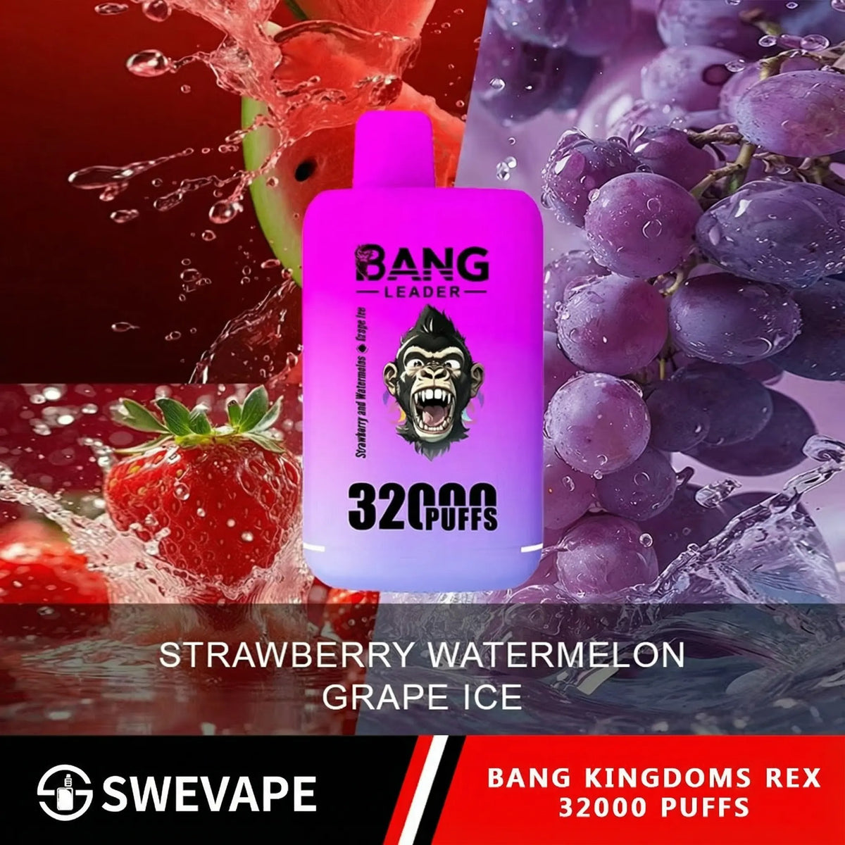 Bang Leader (Kingdoms Rex) 32000 Puffs Double Flavour Vape (10st - Box)