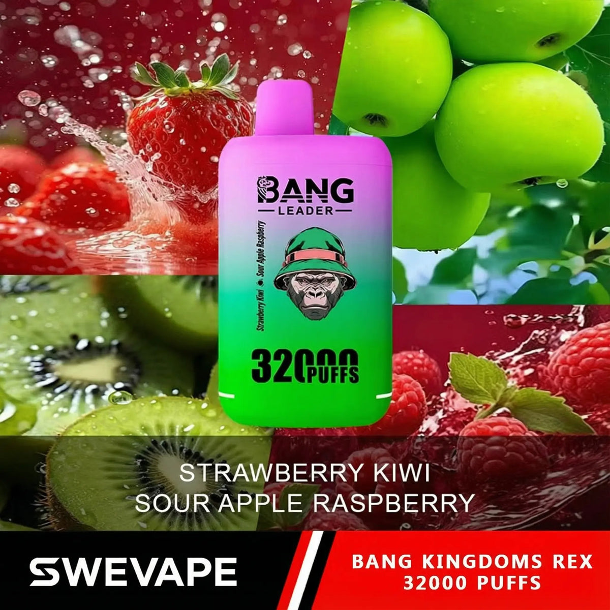 Bang Leader (Kingdoms Rex) 32000 Puffs Double Flavour Vape (10st - Box)
