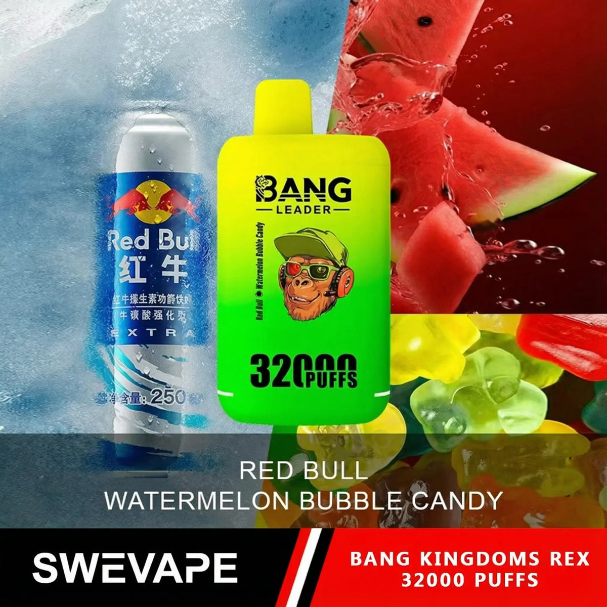 Bang Leader (Kingdoms Rex) 32000 Puffs Double Flavour Vape (10st - Box)