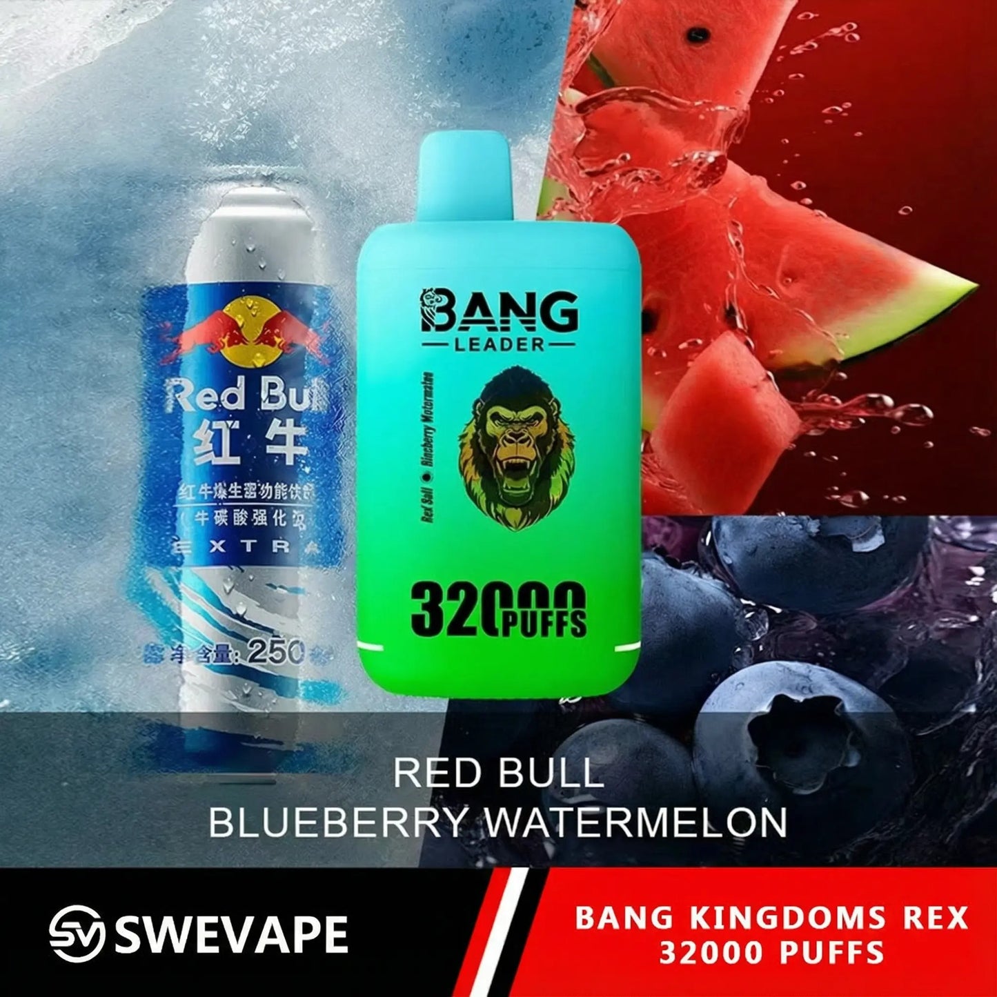 Bang Leader (Kingdoms Rex) 32000 Puffs Double Flavour Vape (10st - Box)