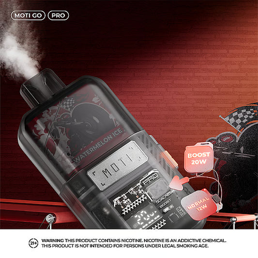 Moti Go Pro 12000 Puffs: The Ultimate Vape Refillable Experience med SweVape (10st - Box)