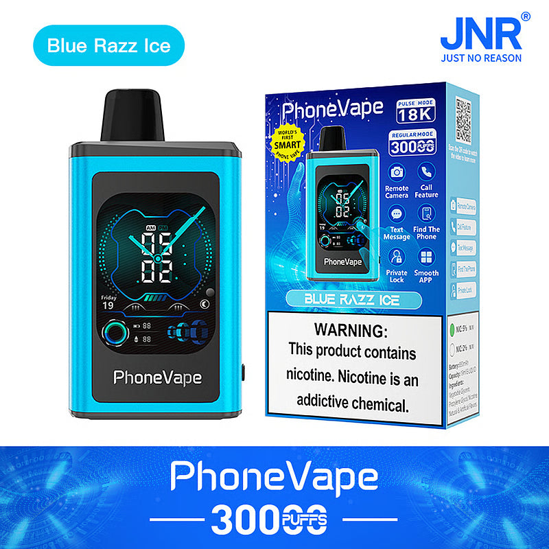 JNR PhoneVape 30000 Puffs Disposable Vape (10st - Box)