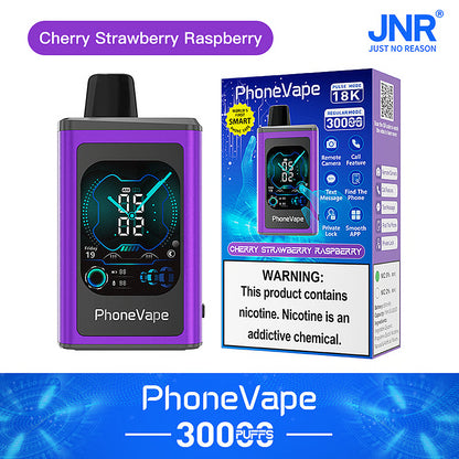 JNR PhoneVape 30000 Puffs Disposable Vape (10st - Box)