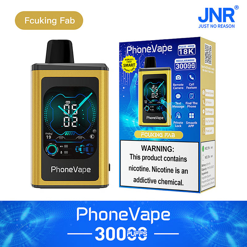 JNR PhoneVape 30000 Puffs Disposable Vape (10st - Box)