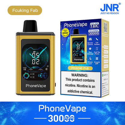 JNR PhoneVape 30000 Puffs Disposable Vape (10st - Box)