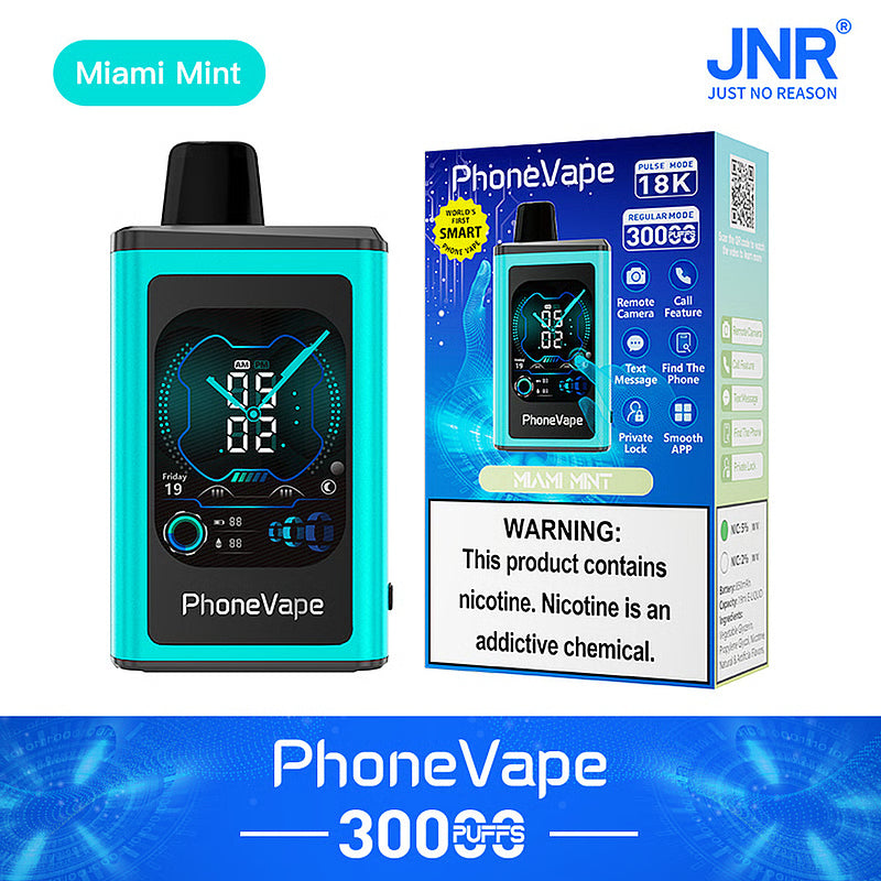 JNR PhoneVape 30000 Puffs Disposable Vape (10st - Box)