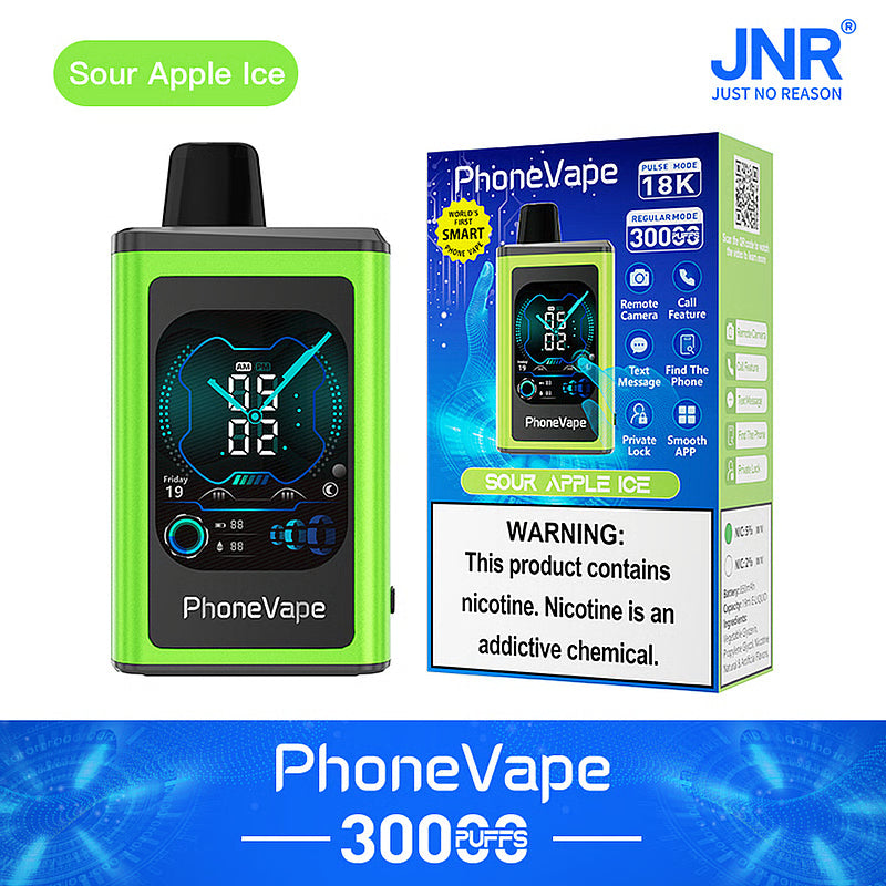 JNR PhoneVape 30000 Puffs Disposable Vape (10st - Box)