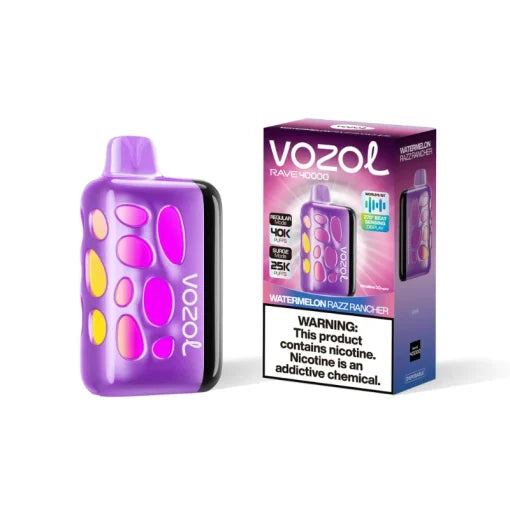 Vozol Rave 40000 Puffs - Eleganta Vapingupplevelser (10st - Box)