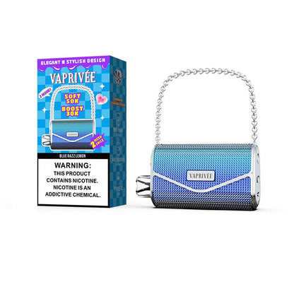 Vape 50000 Puffs 50k Disposable Vape – LED-display Diamond Handbag Style Design (10st - Box)